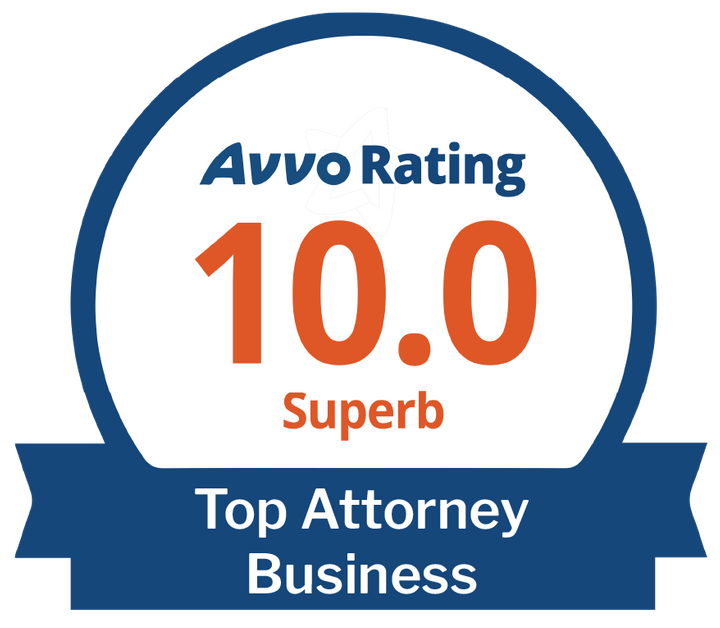 AVVO Rating - 10 Superb - Top Attorney Business